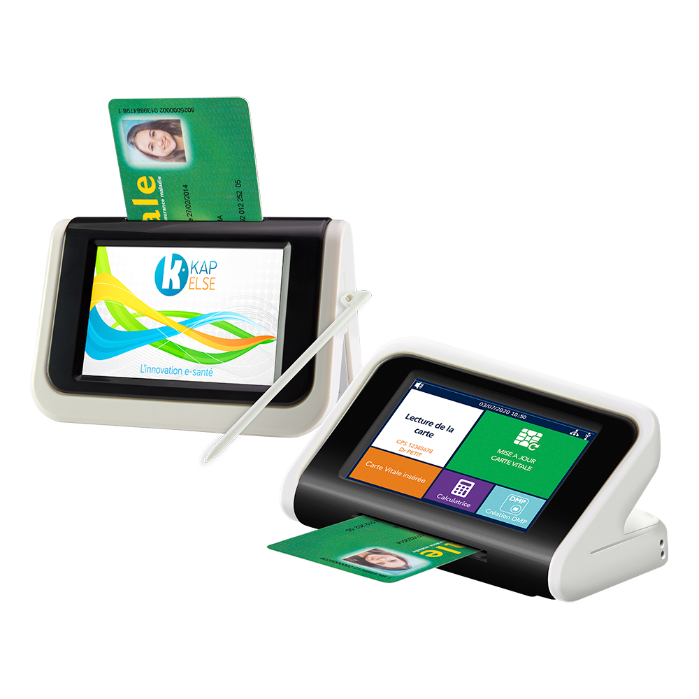 Lecteur Kapelse de carte vitale pour la facturation et l’accès aux téléservices de l’Assurance Maladie